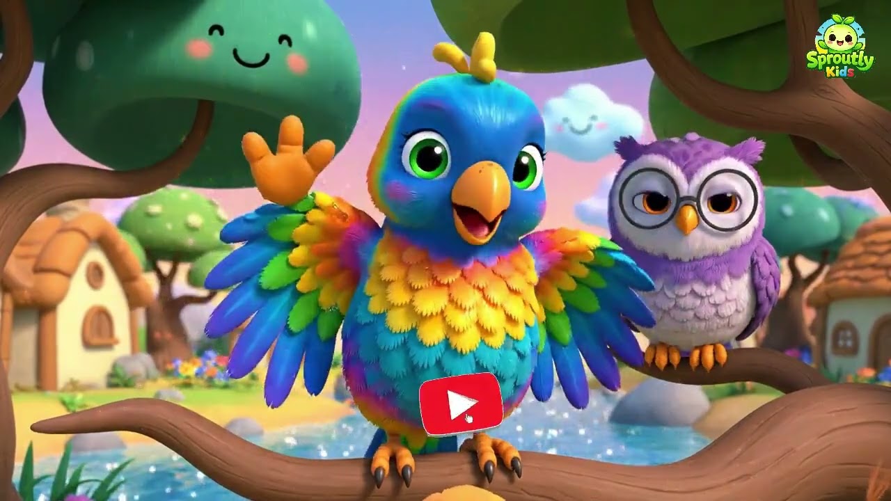 Arabic | الببغاء الذي سرق الألوان | Parrot Who Stole Colours | life story