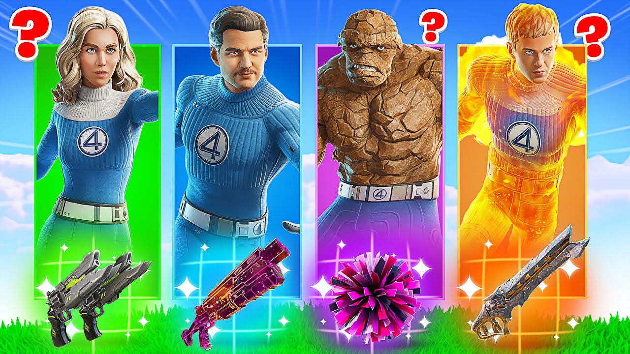 The *RANDOM* FANTASTIC FOUR BOSS Challenge! (Fortnite)