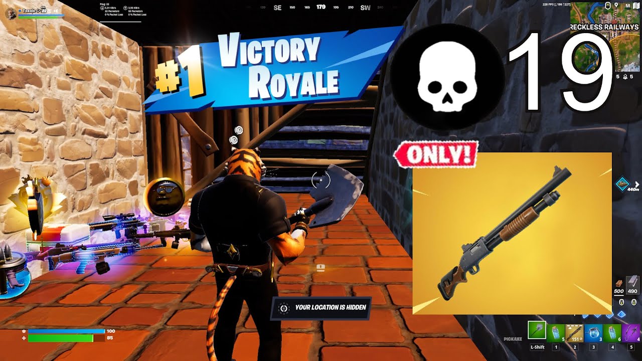 I WON Using Mythic Hammer Pump Shotgun ONLY! 