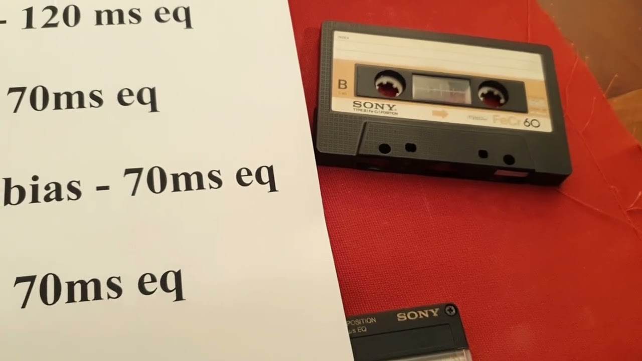 Type 3 ferro-chrome cassette: how to record and play correctly (bias & eq) + comparison triple test