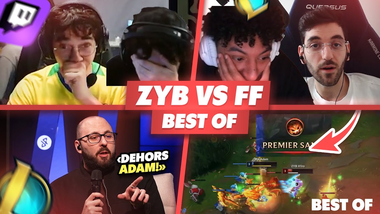 NISQY ET LES REGRETS DE ZYB vs FF - Best Of LoL #1274 Réactions
