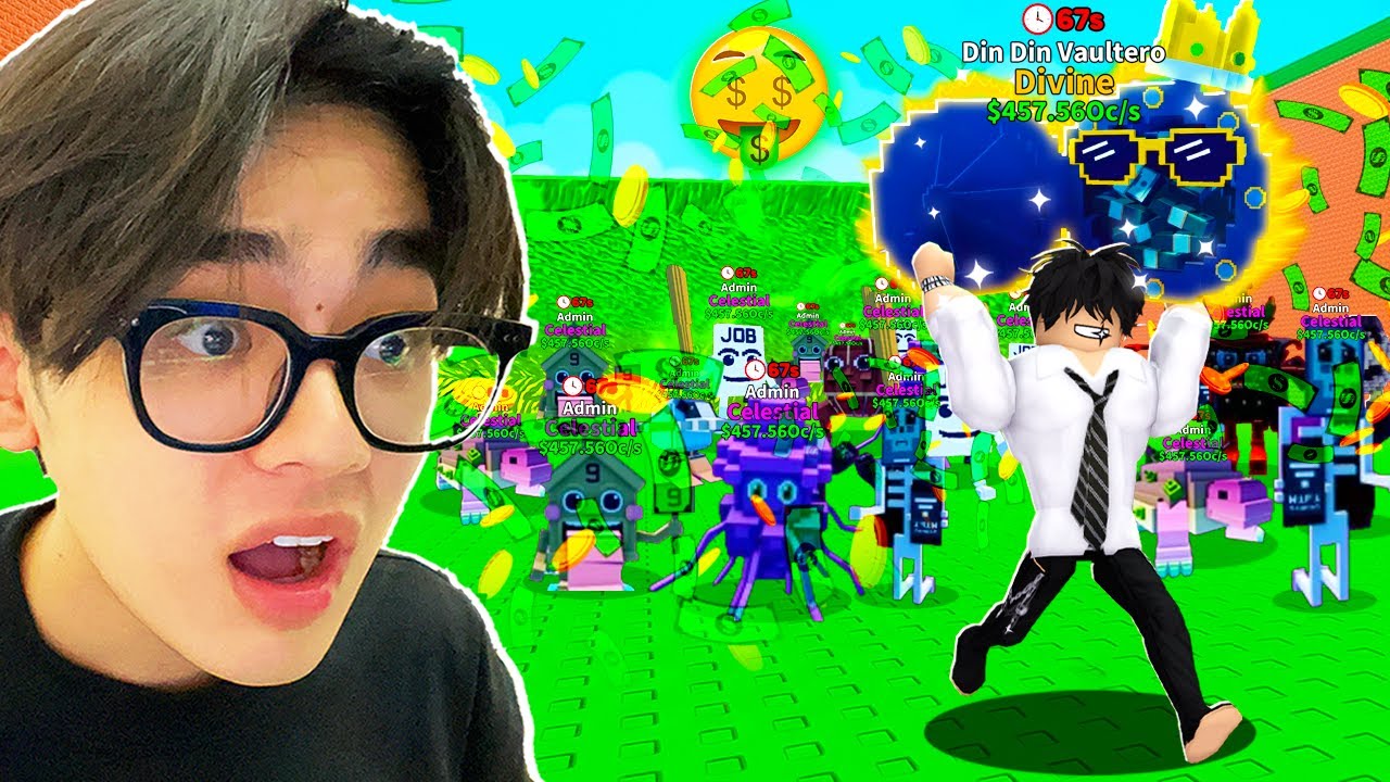 DR4GONS GIẢI CỨU DIN DIN VAULTERO KHỎI SÓNG THẦN PHÁ ĐẢO UPDATE MONEY ESCAPE TSUNAMI FOR BRAINROTS