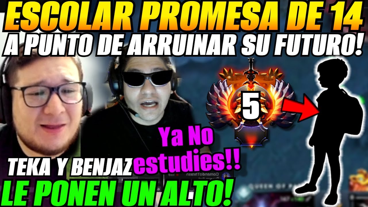 😢ESCOLAR PROMESA a punto de ARRUINAR su FUTURO!😢KINGTEKA y BENJAZ le hablan!