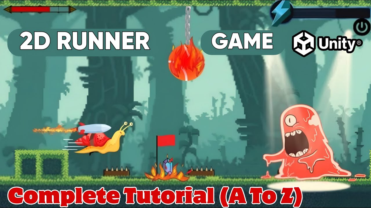 Make 2D Runner game in Unity for Beginners | Complete Tutorial From Scratch 🎮🤑