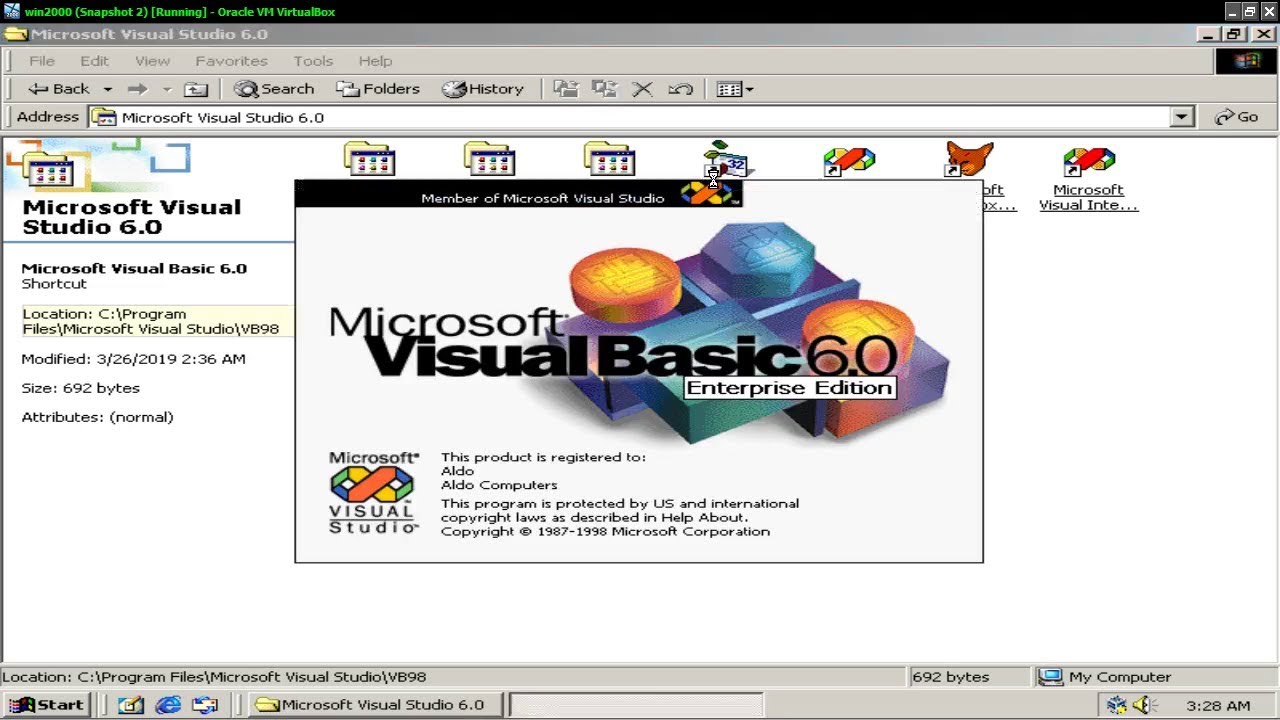 Microsoft Visual Basic 6.0 Enterprise