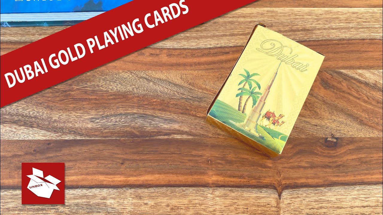Dubai Gold Playing Cards Unboxing | 4K | Episode 5