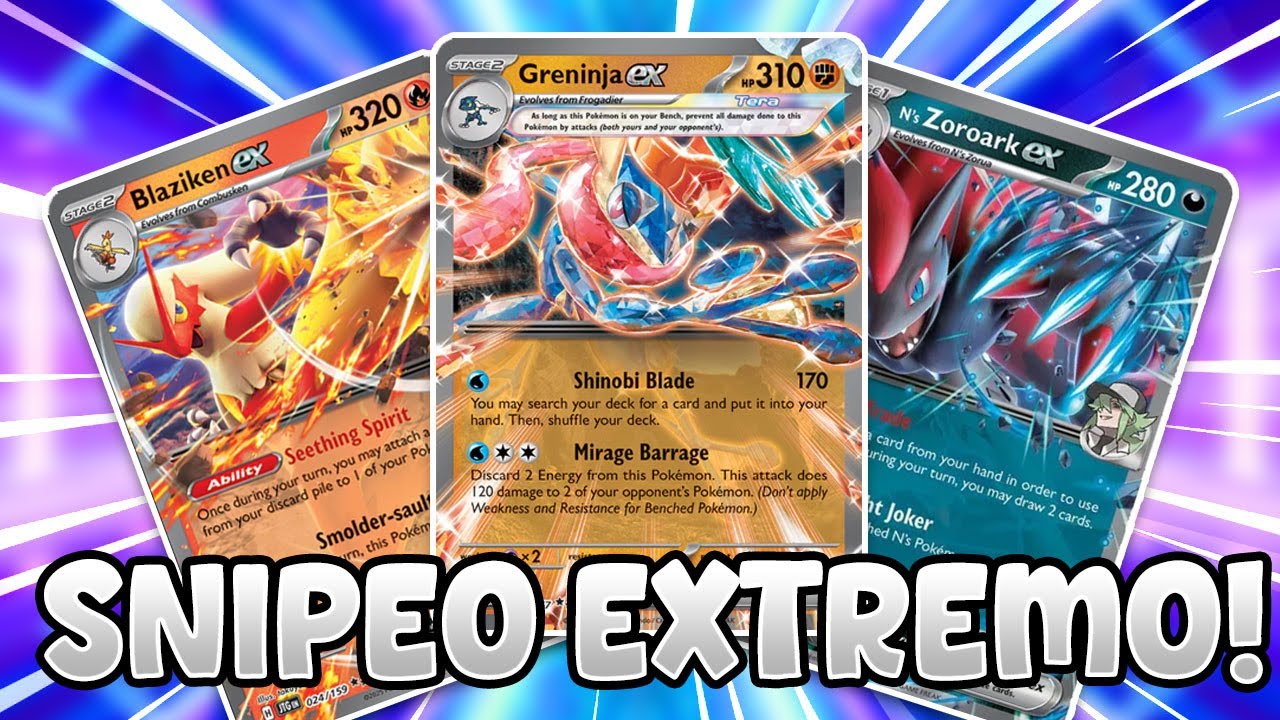 ¿Funciona esta locura de Greninja y Blaziken? 🔥 Una estrategia con KO invisibles