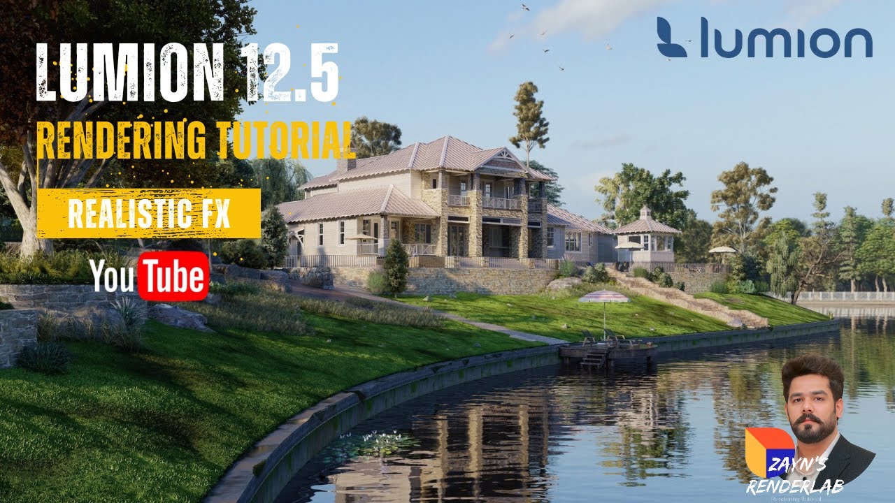 Lumion 12.5 Exterior Rendering Tutorial | Render like pro | Lumion FX Creator