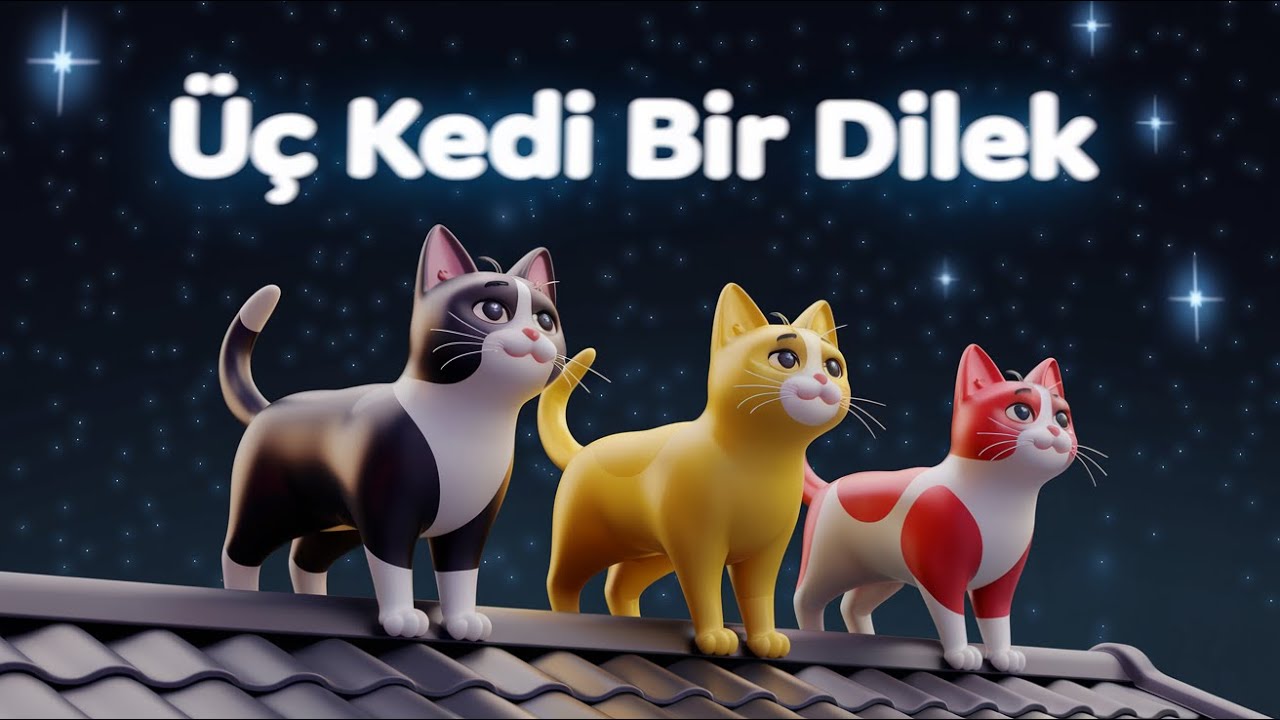 Uyku Masalı /  Masal Dinle / 3 KEDİ BİR DİLEK /  ANİMSAYONLU MASAL
