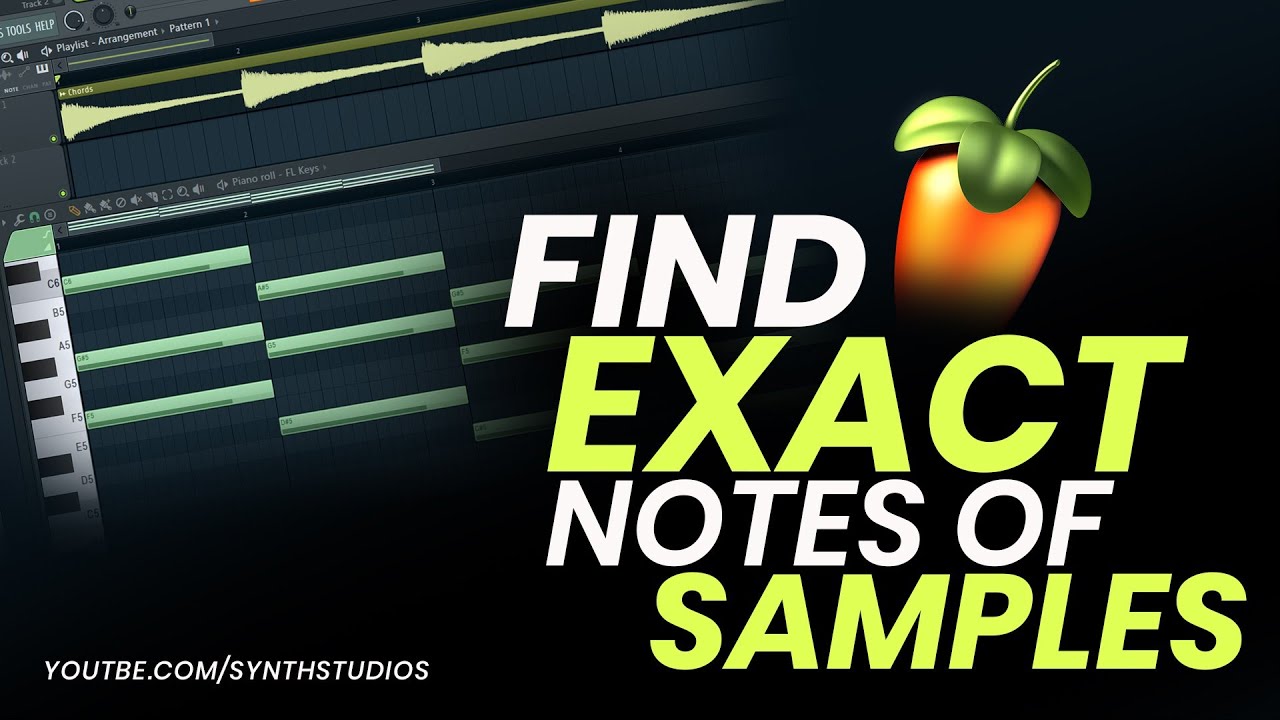 How to Find Exact Notes of any Samples in FL Studio | Audio to Midi | Synth Studio's