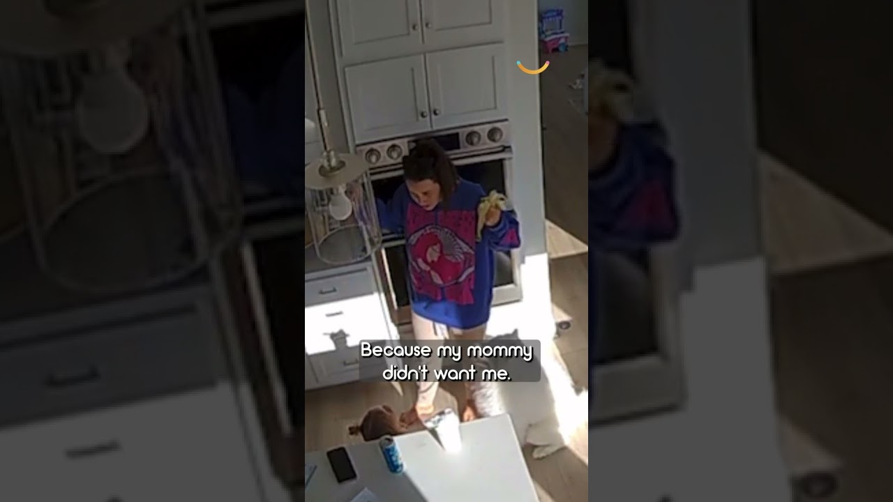 3-year-old finds out her mom was adopted ❤️ #shorts