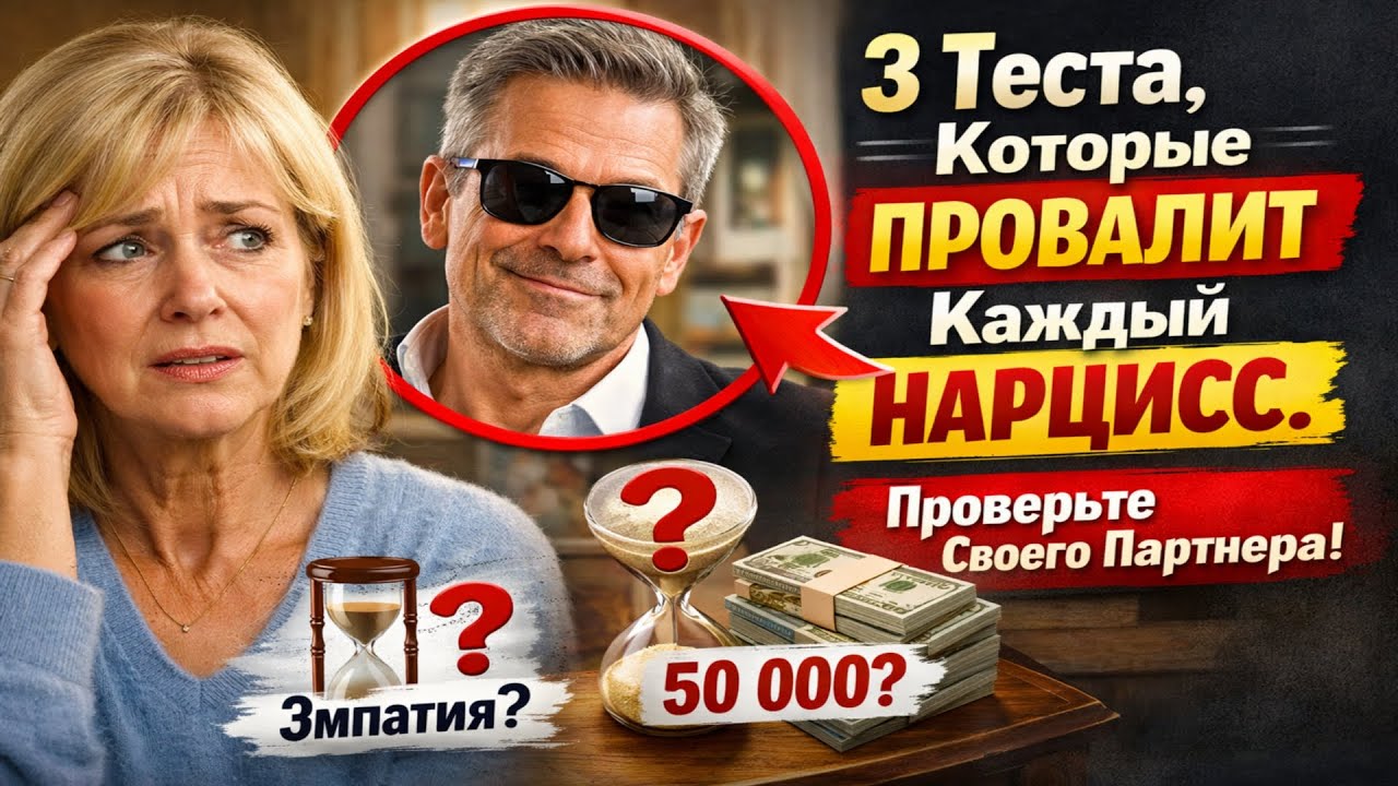 3 Теста, Которые ПРОВАЛИТ Каждый Нарцисс. Проверьте Своего Партнера!