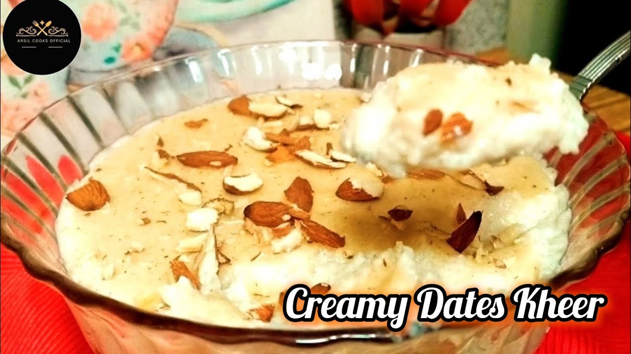 Dates Kheer Recipe|Healthy And Delicious Dessert 