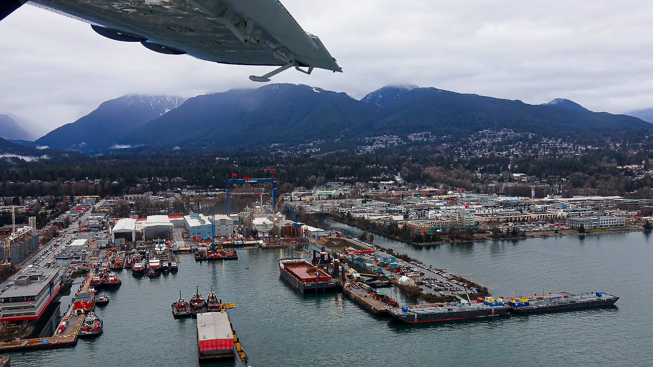 Takeoff from Vancouver Harbour on 71-Year-Old De Havilland Canada DHC-2 Beaver of Harbour Air
