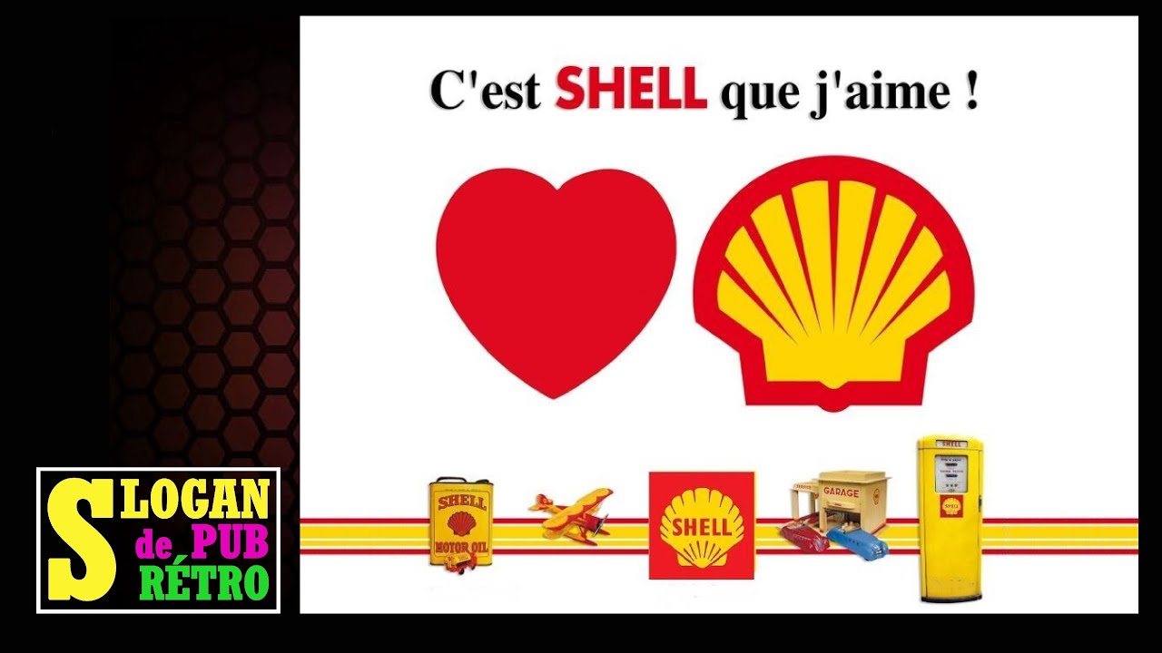 C'EST SHELL QUE J'AIME Histoire et évolution du célèbre slogan publicitaire depuis 1833.