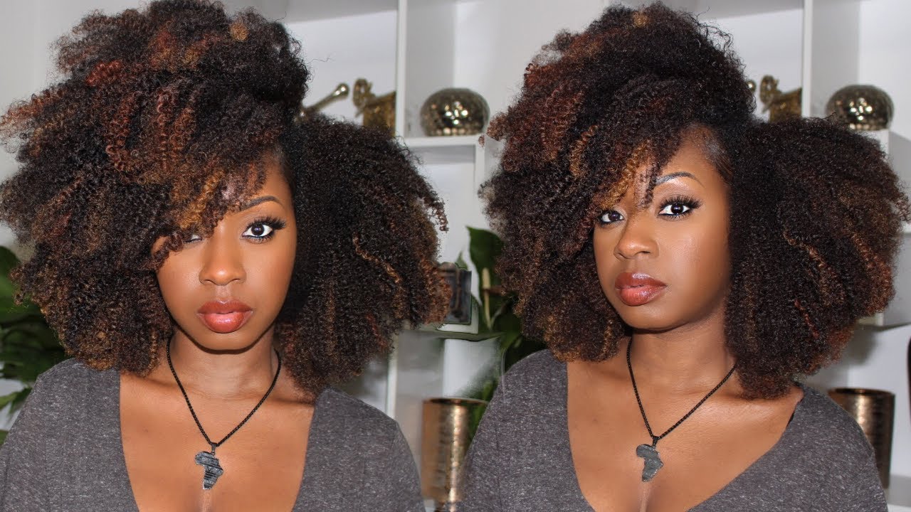 Лучшие заколки для волос типа 4c всего за 19,99 долларов! Новые оригинальные натуральные волосы, ...