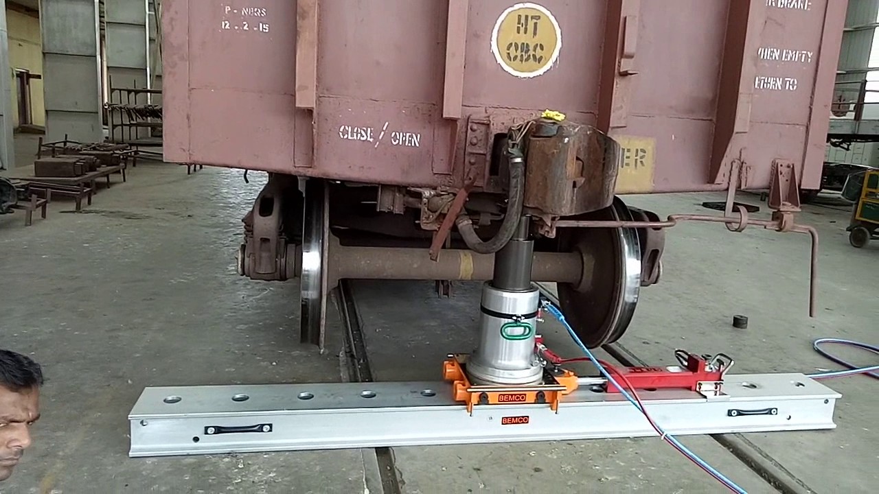 Rerailing of derailed wagon