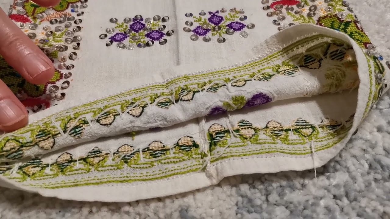 Cum se cosea o ie acum 100 de ani