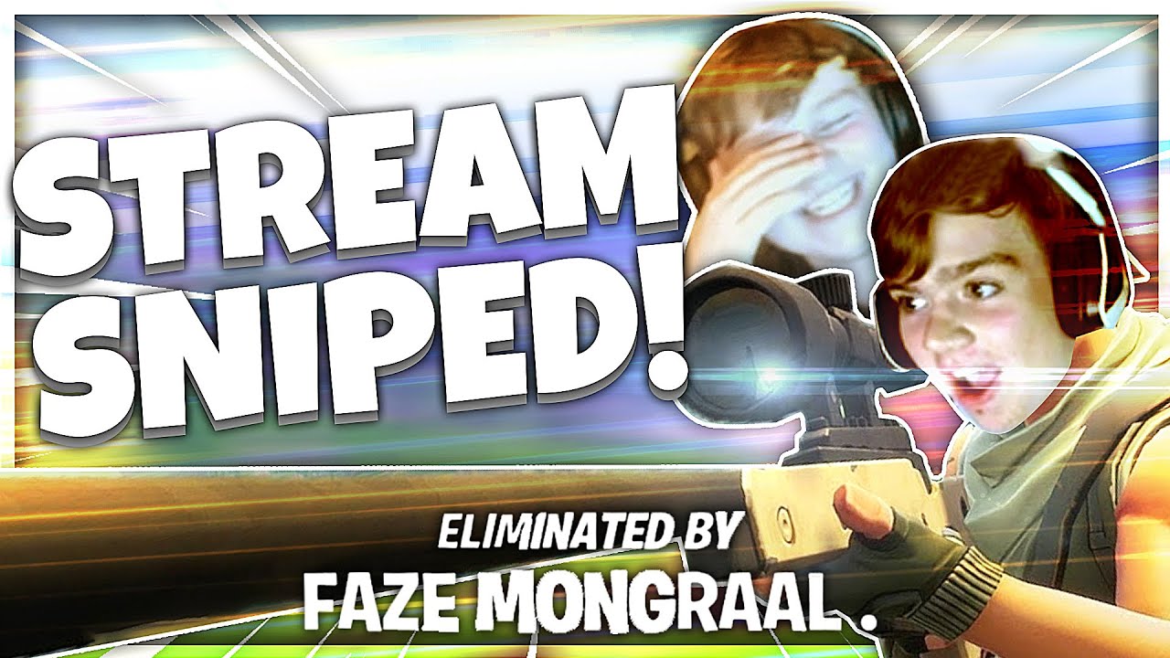 MONGRAAL STREAM SNIPED ME?! (Fortnite Chapter 2 Solo Arena)