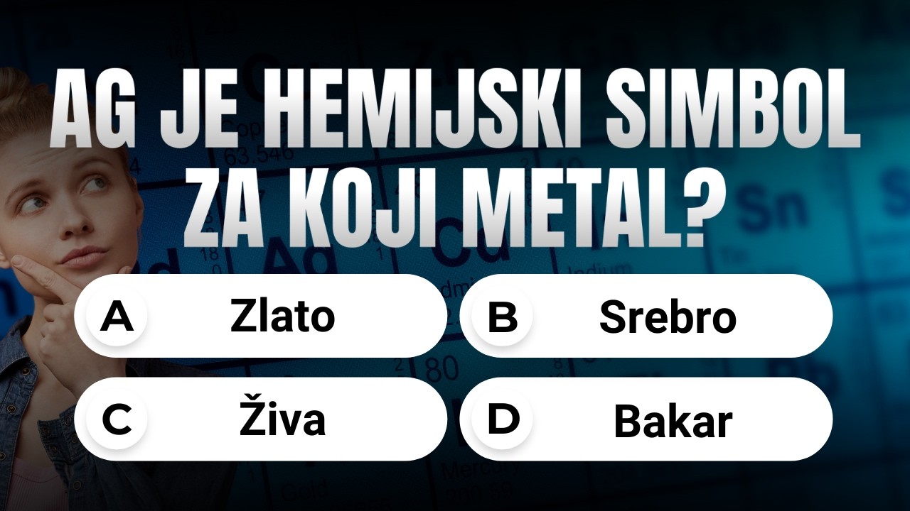 TEST OPŠTEG ZNANJA - Ako dobiješ 20/20 - pametniji si od većine! 🧠