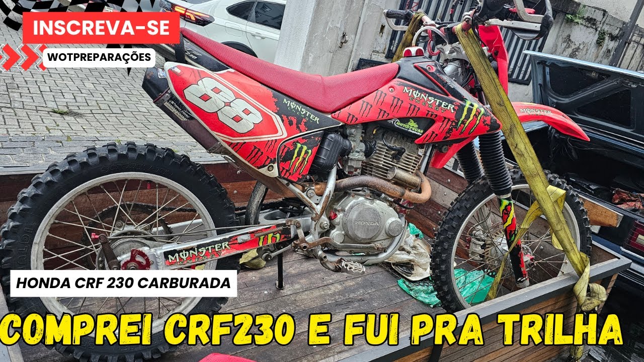 COMPREI UMA HONDA CRF 230 E FUI PRA TRILHA APÓS MAIS DE 1 ANO SEM ANDAR 07/12/2024
