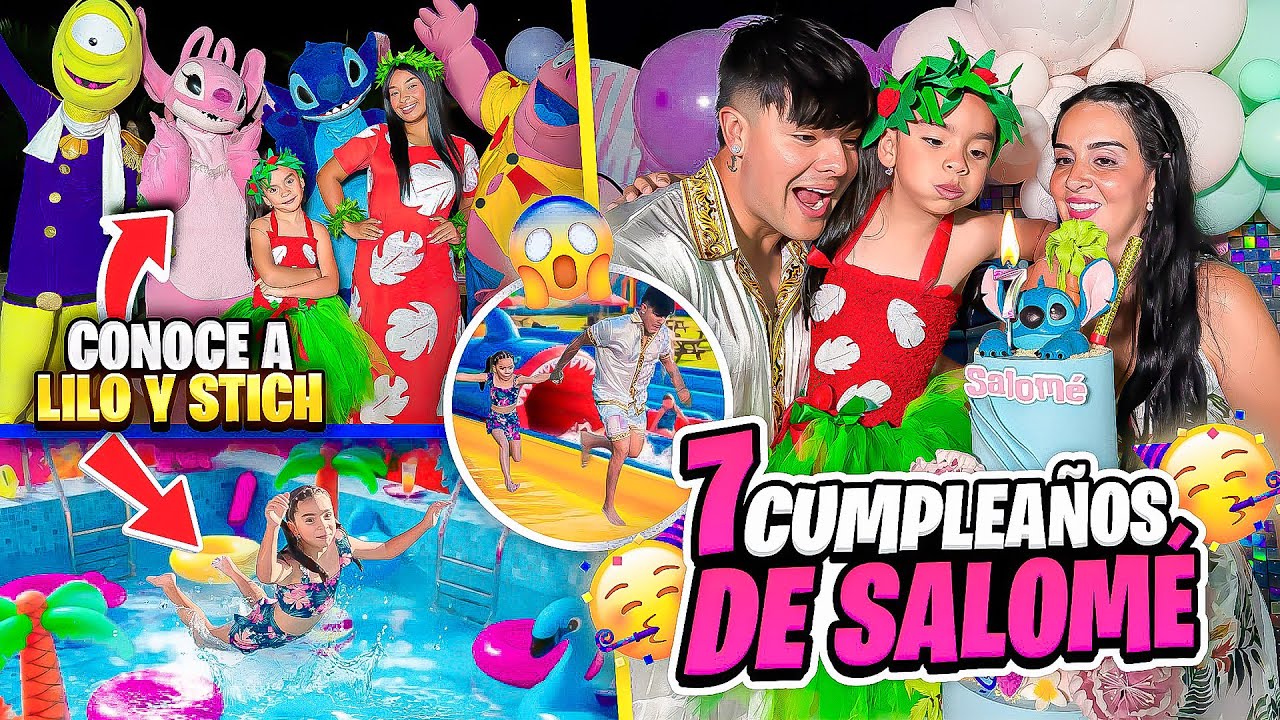 ASÍ FUE EL 7 CUMPLEAÑOS DE MI HIJA SALOMÉ 😍🎂 Con la sorpresa que siempre soñó ✨