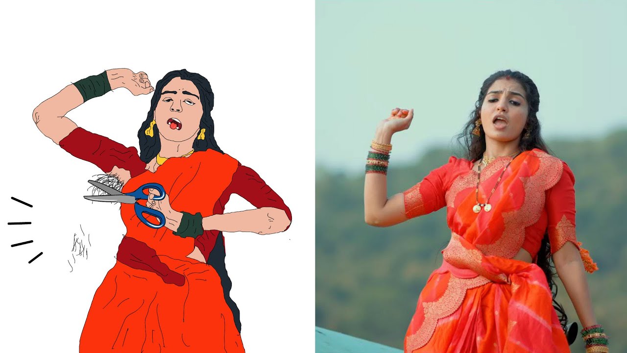 Peddireddy Full Song | Telugu Songs | Bullet Bandi Laxman | Madeen Sk | Naga Durga | Drawing meme
