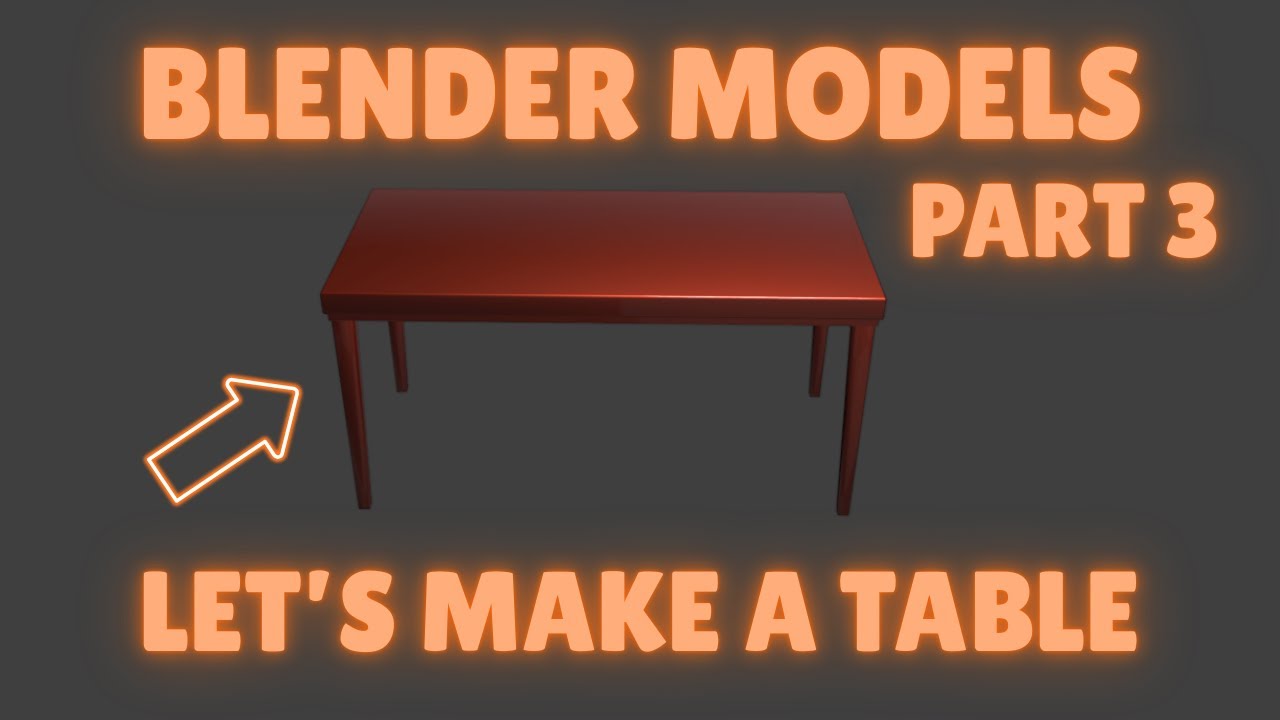 Blender Models: Table Model