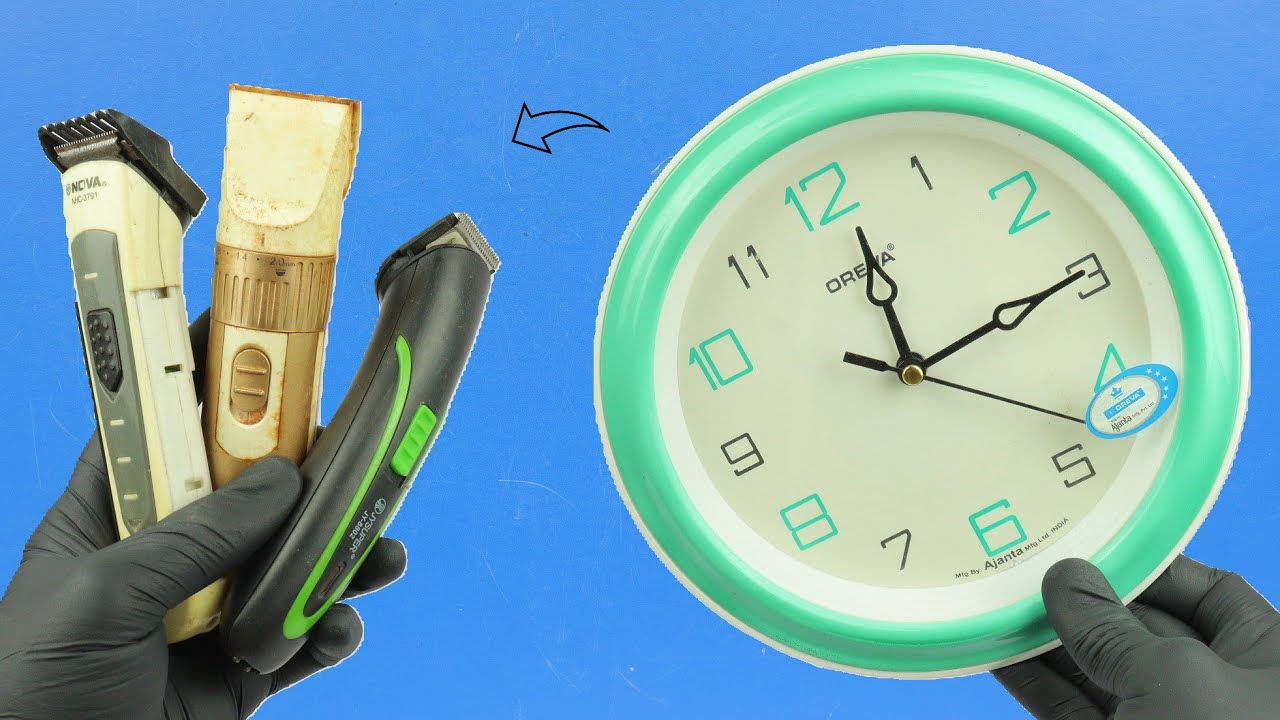 DIY Top 3 Super Useful Gadgets used Old Trimmer and Wall Clocks!