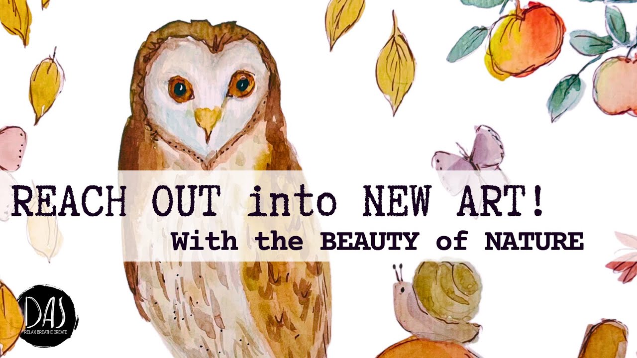 Whimsical Owl in Magical Forest - NEW easy watercolor painting tutorial for beginners and fun!