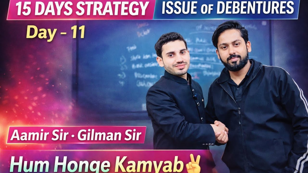 Issue of Debentures | 15 Days Strategy | ISC Accountancy Class 12 | Day - 11 | A1 Coaching |