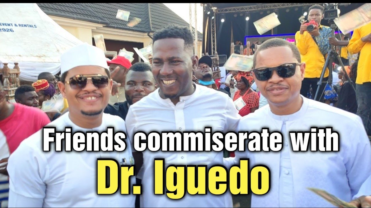 CONDOLENCES: Families and friends commiserate with Dr. Iguedo