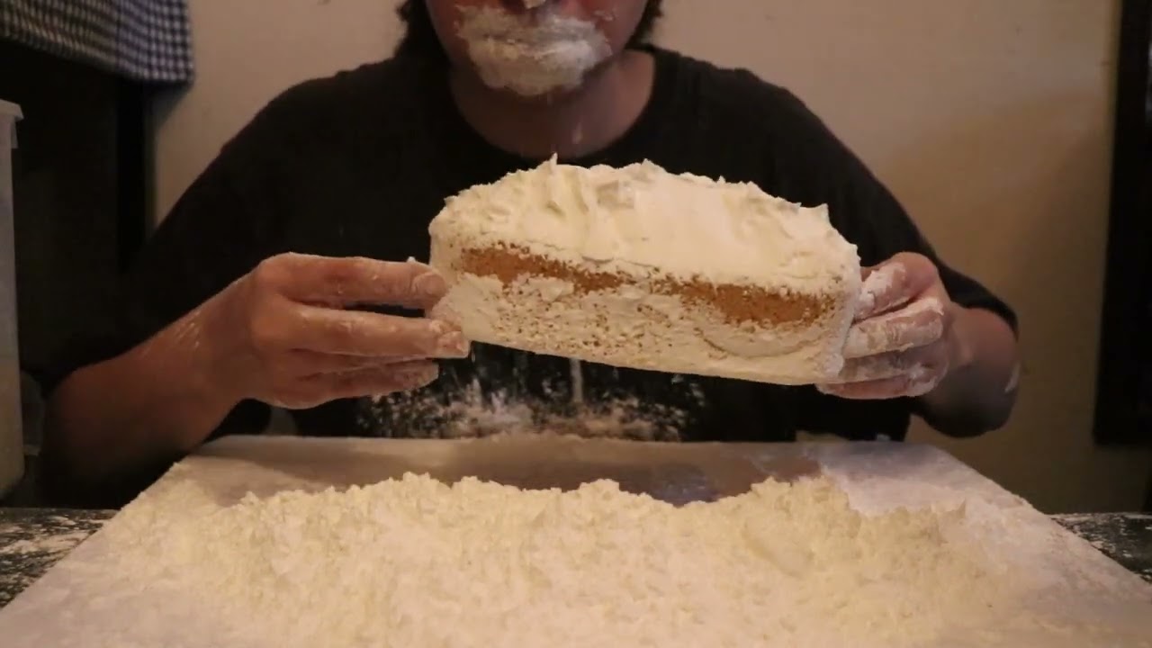 Powder on Sponge (ASMR Eating)