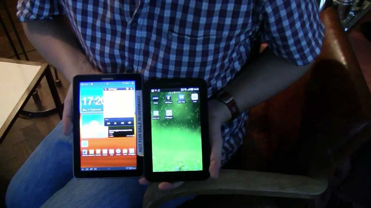 Samsung Galaxy Tab 7.7 vs Samsung Galaxy Tab - Fight!