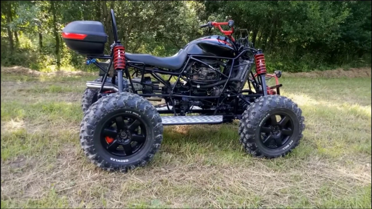 Quad samoróbka prezentacja Homemade ATV Quad 4x4