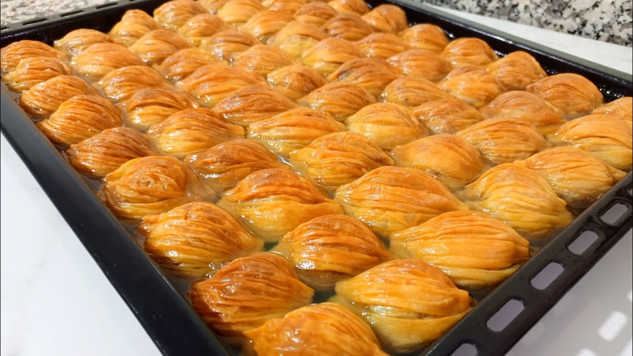 Herkes Bu Baklavanın Yapımına Hayran Kaldı Yiyenler Tarif İstedi 😋 Kaymaklı Midye Baklava tarifi