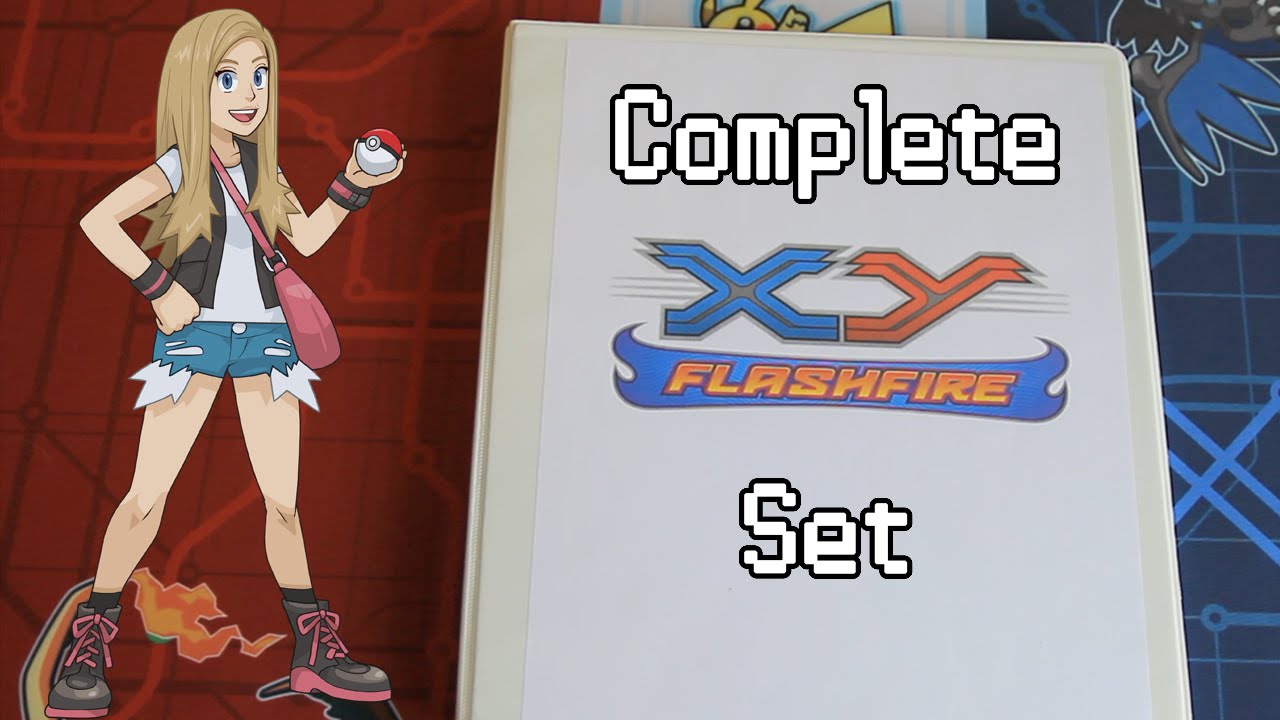 Complete Pokemon XY Flashfire Regular Set