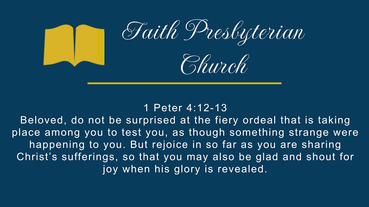 Faith Presbyterian Church - October 19, 2025