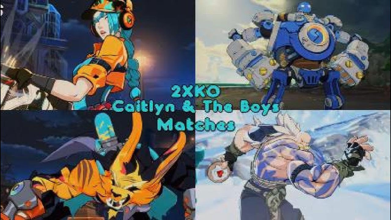 2XKO: Caitlyn & The Boys Matches