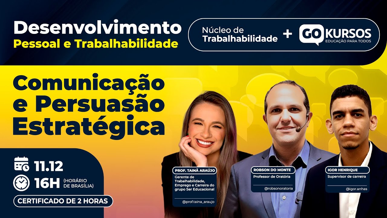 Comunicação e Persuasão Estratégica