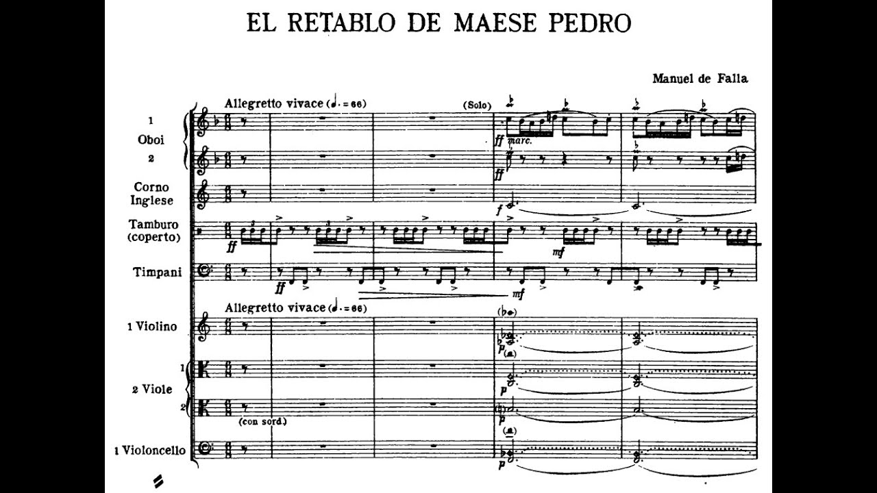 Manuel de Falla - El retablo de maese Pedro