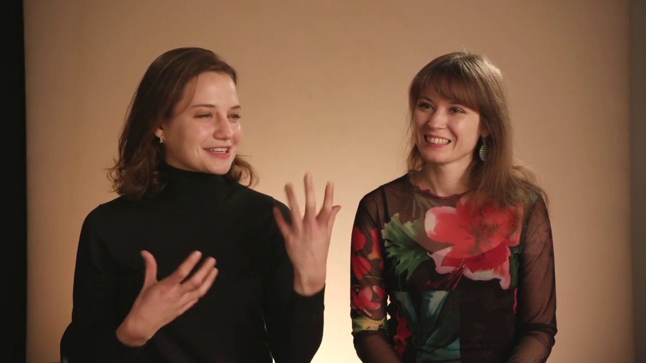 Dana Zemtsov & Anna Fedorova recording 'Silhouettes' - performance & interview (CCS42320)