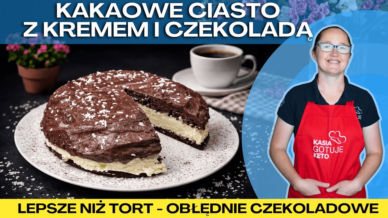 DESER MARZEŃ: MIĘCIUTKI BISZKOPT CZEKOLADOWY Z KREMEM MASCARPONE