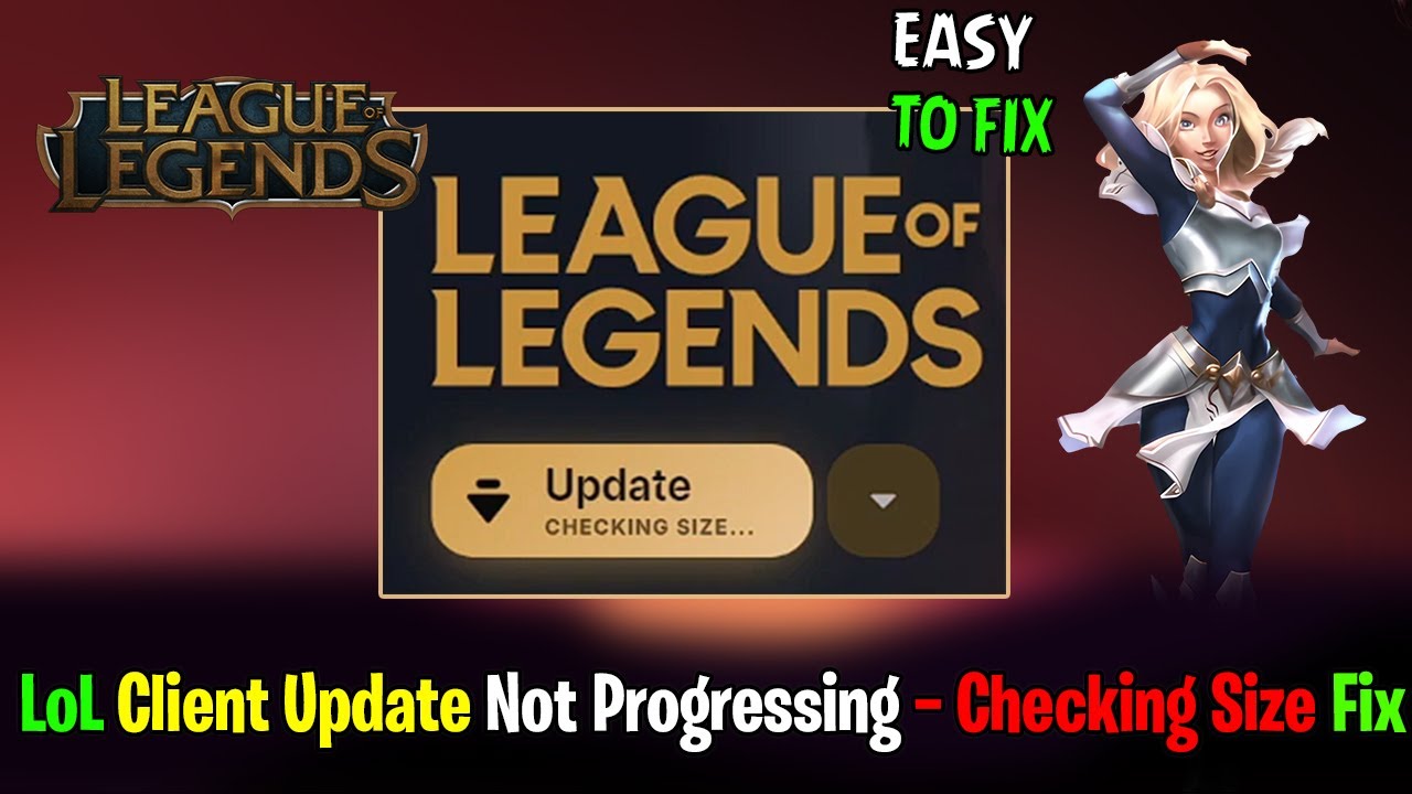 🔧 Fix League of Legends Checking Size Stuck Error (Working Methods)