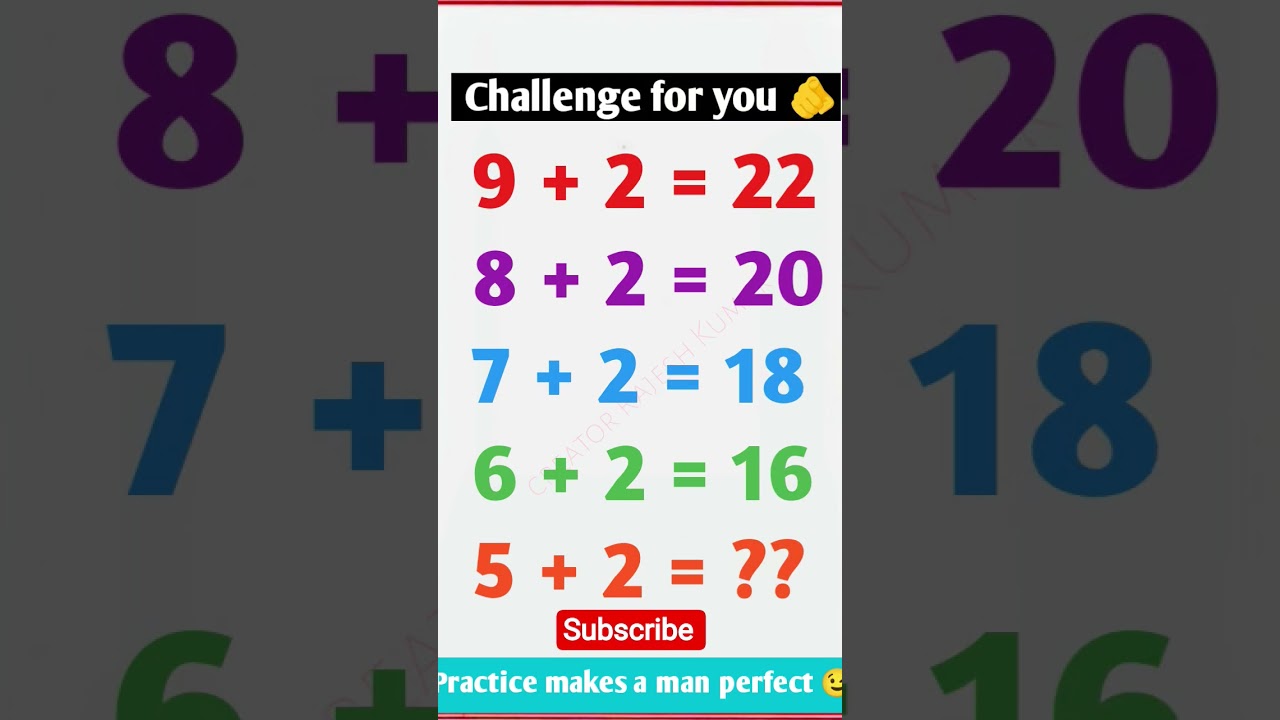 (9) Can You Solve It 🫵 #maths #trending #short