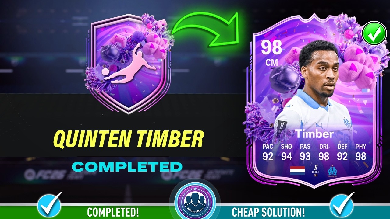Решение 98 FUT Birthday Quinten Timber SBC &mdash; Дешевое решение и советы &mdash; FC 26