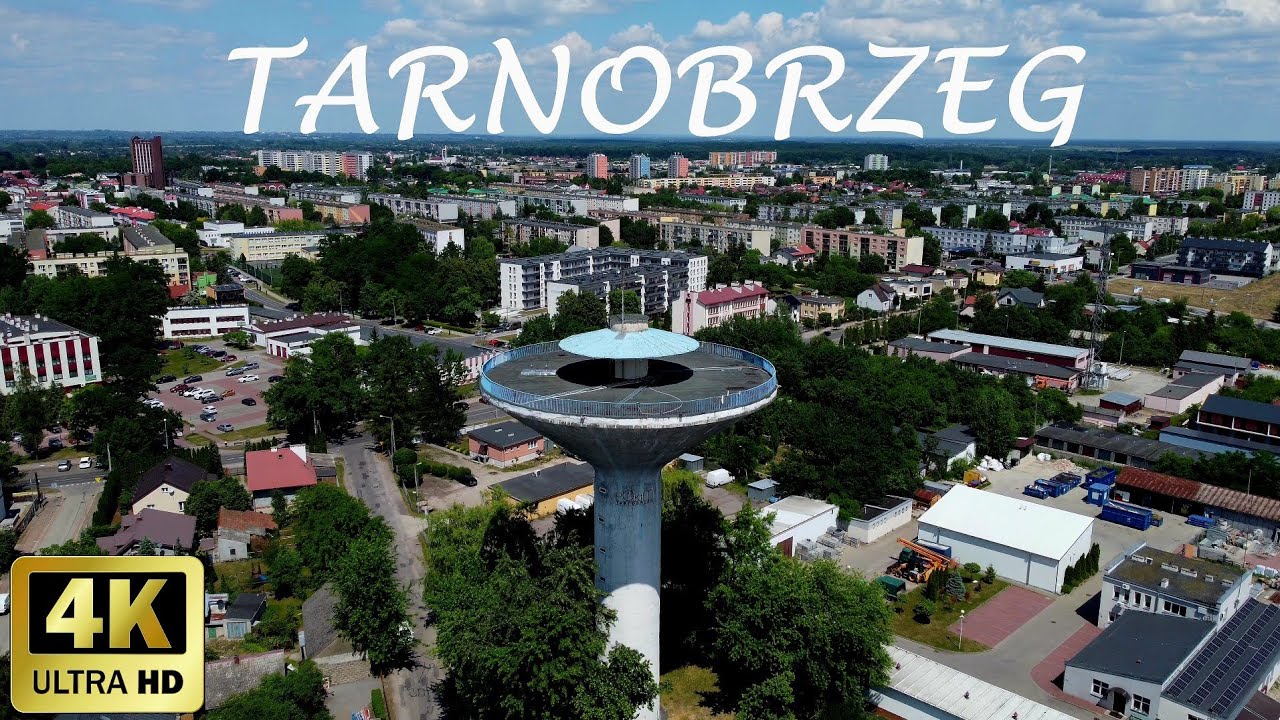 Tarnobrzeg z lotu ptaka / drona 4K