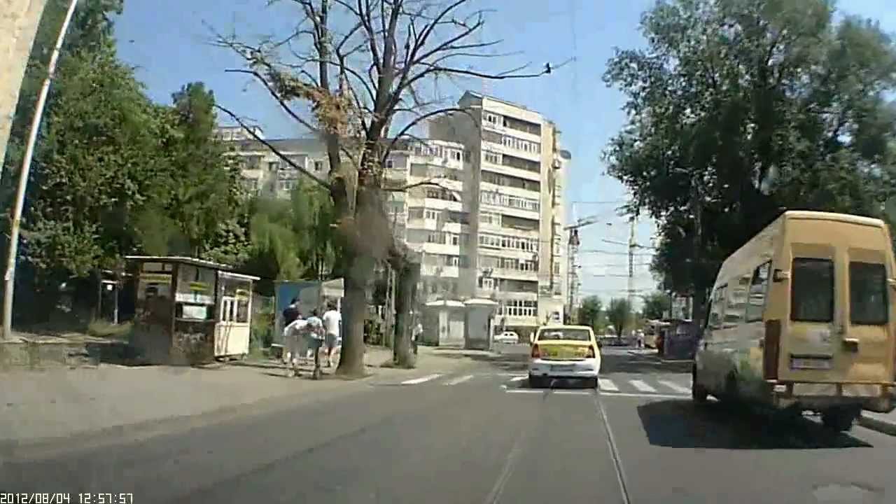 Через город Яссы. Румыния.