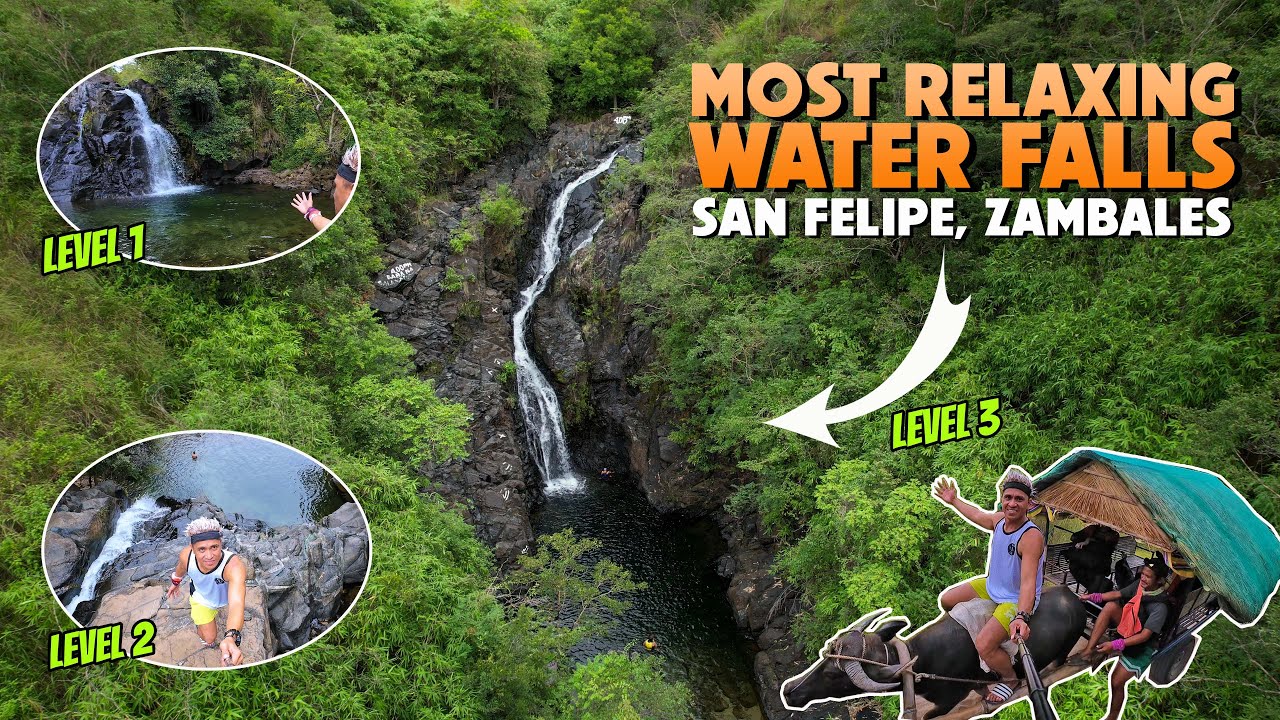D' Best Water Falls @ San Felipe, Zambales | Anghalo - Lubong Nangoloan Falls w/ Carabao Riding!