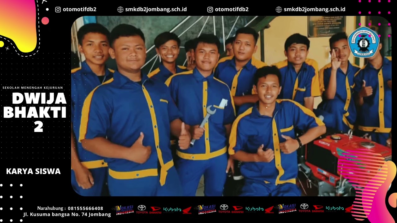 Memperingati Hari Guru Nasional karya siswa SMK Dwija Bhakti 2 Jombang
